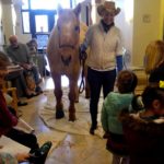 Trigger and Angela Visit Elderly as Therapy Horse